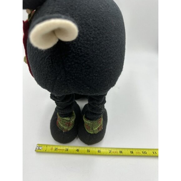 Vtg Black Bear & Cub Plush Christmas Advent Countdown Calendar Kitschy Core 14" - Picture 5 of 10